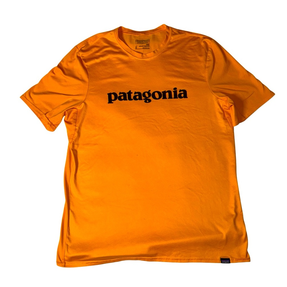 Patagonia Men's Orange Dry Fit Shirt